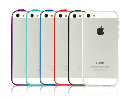 厚さ1mm、重量4gのiPhone5用バンパー、スペックコンピュータ「Flat Fit Band for iPhone5」
