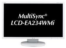 IPSパネル採用の低環境負荷23インチ液晶ディスプレイ、NEC「MultiSync LCD-EA234WMi」シリーズ