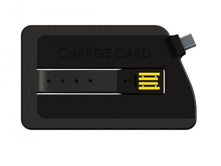 名刺サイズのカード型ケーブル「ChargeCard」にmicroUSB版が登場。海外送料込みで25ドル