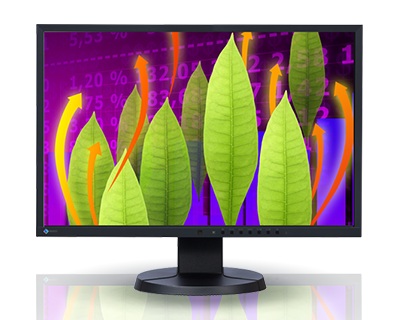 画面のチラつきを抑える調光機能搭載22インチ液晶ディスプレイ、EIZO「FlexScan EV2216W」