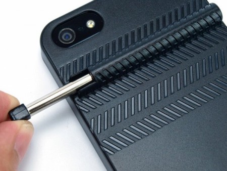 スタイラスがシュッと飛び出す便利ケース「Biz Case for iPhone5」スペックコンピュータから