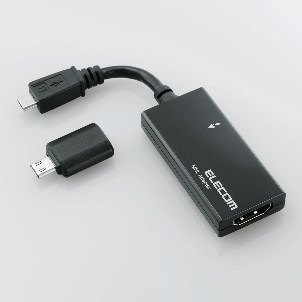 専用変換アダプタ付属のGALAXYシリーズ向けMHLアダプタ2種、エレコムから発売