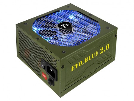 ”TURBO CHARGE”でピークパワーが100Wアップする、Thermaltake「EVO BLUE 2.0」シリーズ