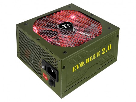 ”TURBO CHARGE”でピークパワーが100Wアップする、Thermaltake「EVO BLUE 2.0」シリーズ