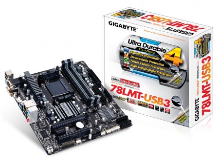 CFD、実売7,000円のAM3+対応MicroATXマザーボード、GIGABYTE「GA-78LMT-USB3」発売