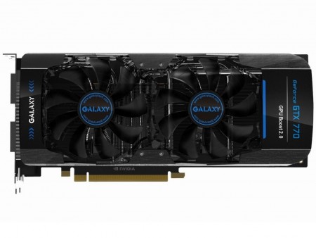 デュアルファンクーラー搭載のGeForce GTX 770 OCモデル、GALAXY「GF PGTX770-OC/2GD5」