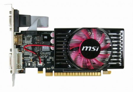 MSI、静音ファンを搭載したロープロ対応GeForce GT 630「N630GT-MD1GD3/LP V3」