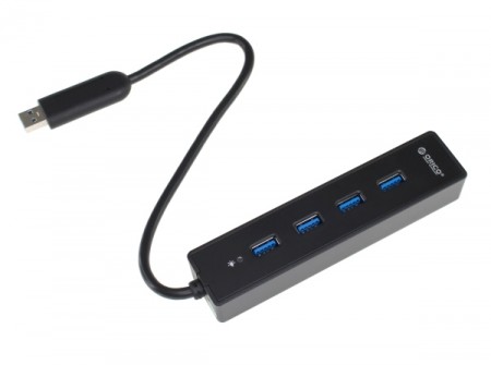 エバーグリーン、USB3.0接続でバスパワー駆動の4ポートUSB3.0ハブ「DN-30683」