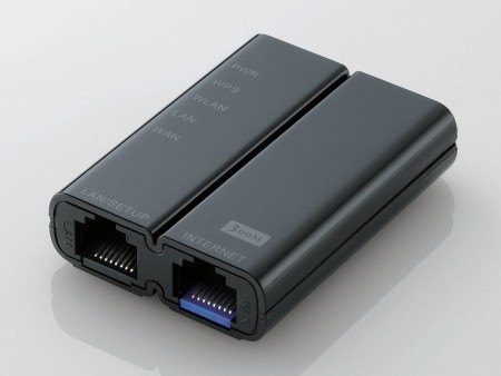 出張のお供に最適。エレコムからホテル向け無線LANルーター「WRH-300」シリーズ発売