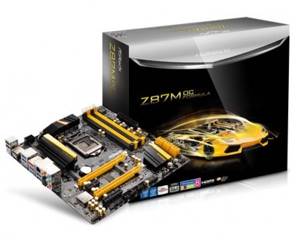 ASRock、「Z87M OC Formula」でメモリクロック“4285.6MHz”の世界記録樹立