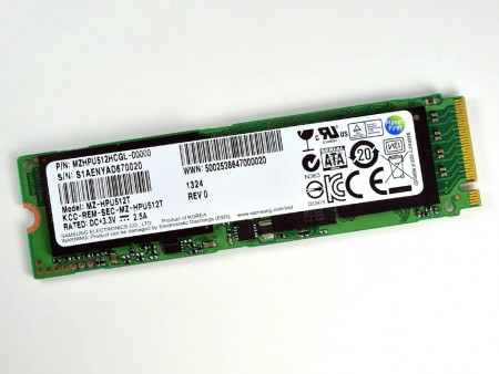 SAMSUNG、読込1,400MB/secのM.2フォームファクタ対応PCIe SSD「XP941」量産開始