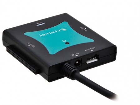 センチュリー、SATA3.0対応SATA/IDE-USB3.0変換アダプタ「裸族の頭 USB3.0 SATA6G」発売
