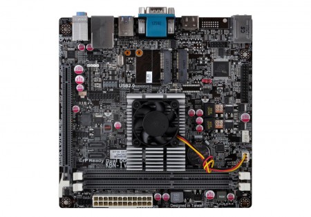 クアッドコアAPU、Kabini搭載Mini-ITXマザーボード、ECS「KBN-I」