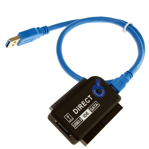 エバーグリーン、SATA/IDE問わず全てのHDD/SSDに接続可能なUSB3.0対応アダプタ発売