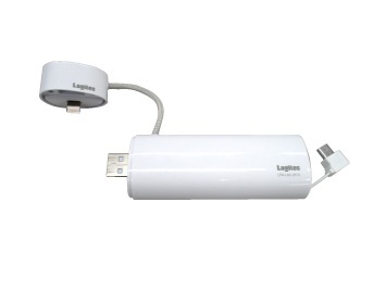 コネクタ一体のスティック型モバイルバッテリー、ロジテック「LPA-LA2-2610」シリーズ