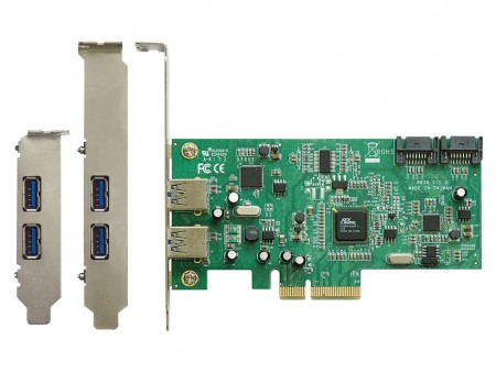 玄人志向、PCIe（x4）対応SATA3.0/USB3.0増設ボード「SATA3+USB3.0-PCIE2」発売