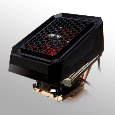 2段ヒートシンク構造を採用した高冷却トップフローCPUクーラー、XIGMATEK「Orthrus SD1467」
