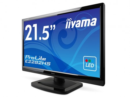 iiyama、消費電力役12.5％削減した新パネル採用21.5インチフルHD液晶「ProLite E2282HS」