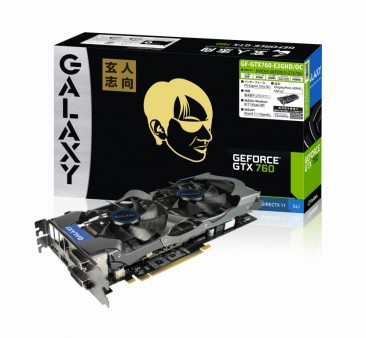 玄人志向、GeForce GTX 760を搭載したGALAXYコラボモデル「GF-GTX760-E2GHD/OC」