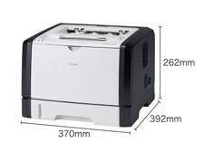 毎分28枚の高速印刷に対応する小型モノクロレーザプリンタ、リコー「SP 2100L」