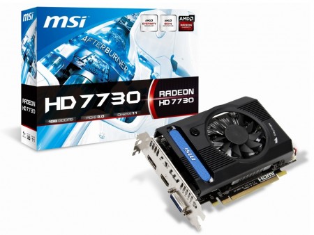 AMD未発表GPU、Radeon HD 7730搭載グラフィクスカード、MSI「R7730-1GD5V1」