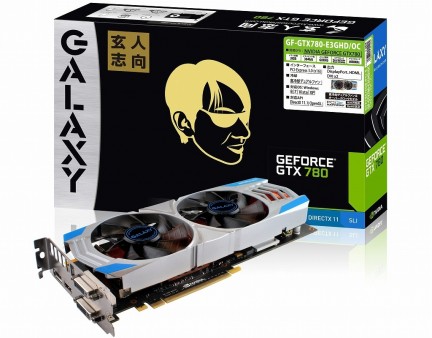 玄人志向、GALAXYコラボのGeForce GTX 780 OCモデル「GF-GTX780-E3GHD/OC」発売