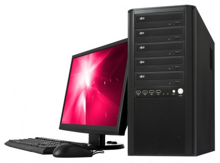 メディア300枚を約5時間で書込完了。光学ドライブ5台標準搭載のデスクトップBTOがドスパラから