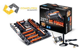GIGABYTE「G1.Sniper 5」「Z87X-OC Force」が「COMPUTEX d＆i Awards 2013」受賞