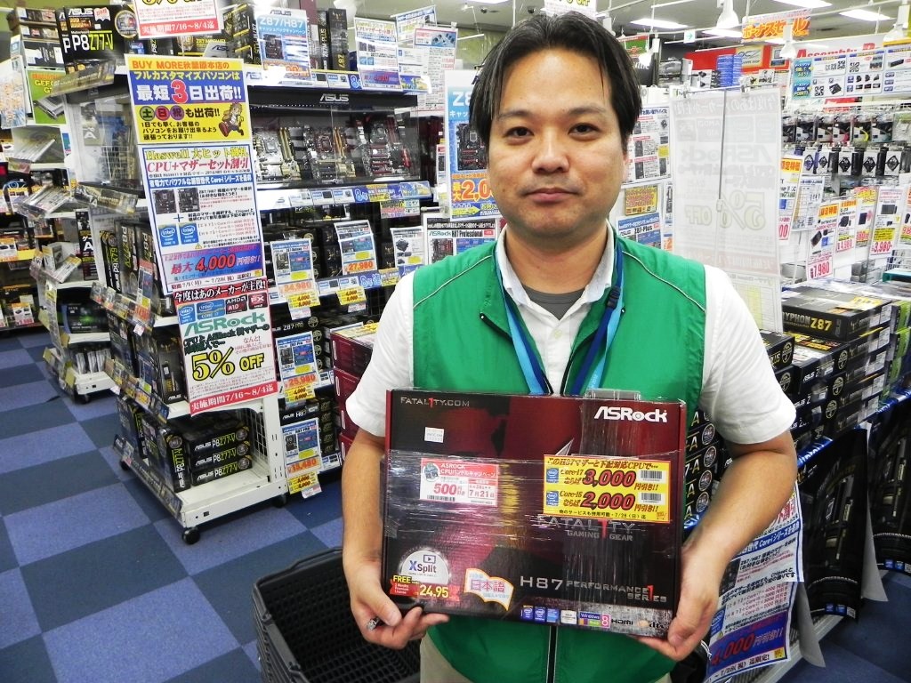 BUY MORE秋葉原本店の猪狩さん