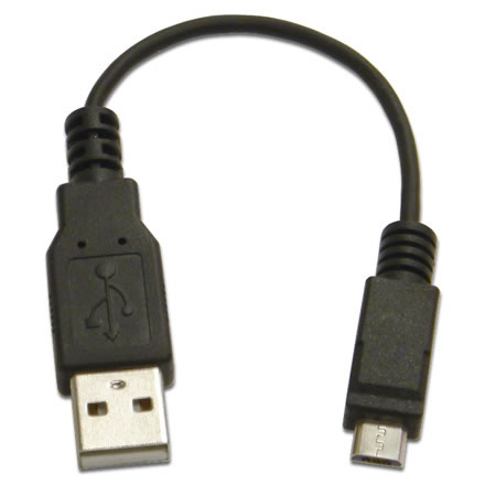 ケーブル長7.5cmのショートタイプUSB－microUSBケーブル、アイネックス「USB-115」8月上旬発売