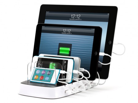 iPadやiPhoneなど合計5台を一気に充電。GRIFFIN「PowerDock 5」リリース