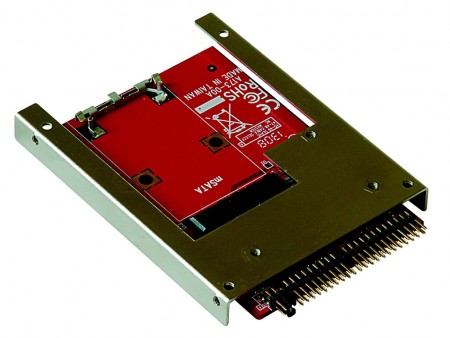 玄人志向、7mm/9.5mm厚2.5インチスペースに取り付け可能なmSATA→SSD変換基板発売