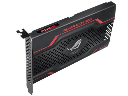 内部RAIDで、800MB/sec超のPCIe対応SSDカード、ASUSTeK「RAIDR Express PCIe SSD」
