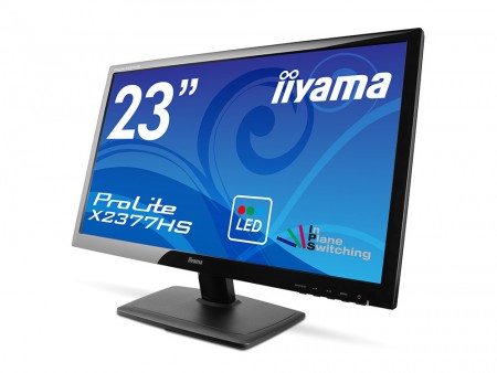 iiyama、低消費電力IPSパネル採用の23インチワイド液晶「ProLite X2380HS」