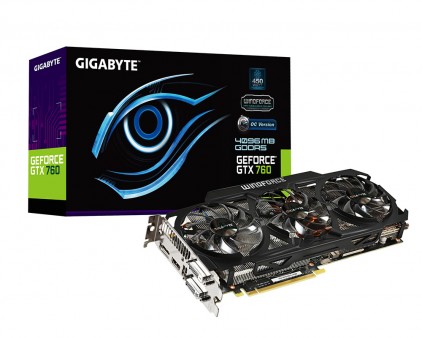 GIGABYTE、4GBメモリ搭載のGeForce GTX 760 OCモデル「GV-N760OC-4GD」など2モデル発売