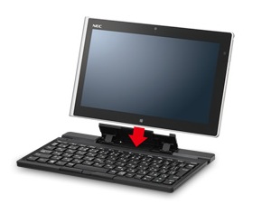 重量約590g、薄さ9.8mmの10.1インチタブレットPC、NEC「VersaProタイプVT」