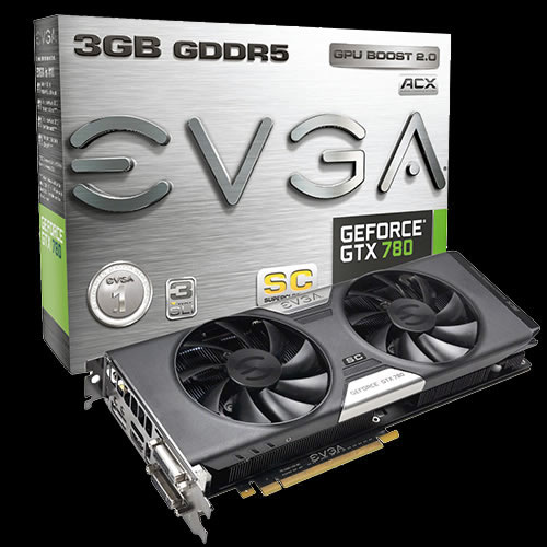 EVGA、新型クーラー「ACX」搭載のGeForce GTX 780/770/760がマイルストーンから発売