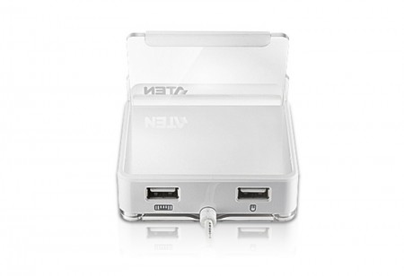 USBキーボード/マウスをPCとモバイル端末で共有できるUSB切替器、ATEN「CS533」