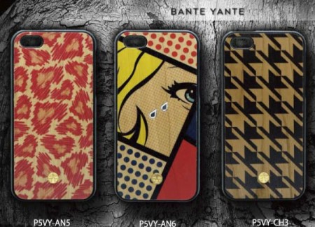 エアリア、天然チェリー使用のエスニック調iPhone 5ケース「VANTE YANTE」に新柄6色を追加