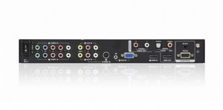 最大7台の機器を切り替えて出力できる、フルHD対応アップスキャンコンバータ、ATEN「VC1080」