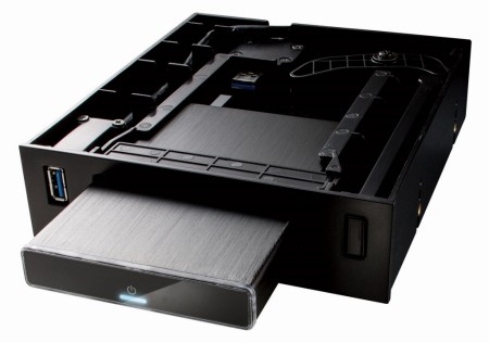 デスクトップもノートPCもこれ1台。2Way仕様の5.25インチベイリムーバブルケージが玄人志向から