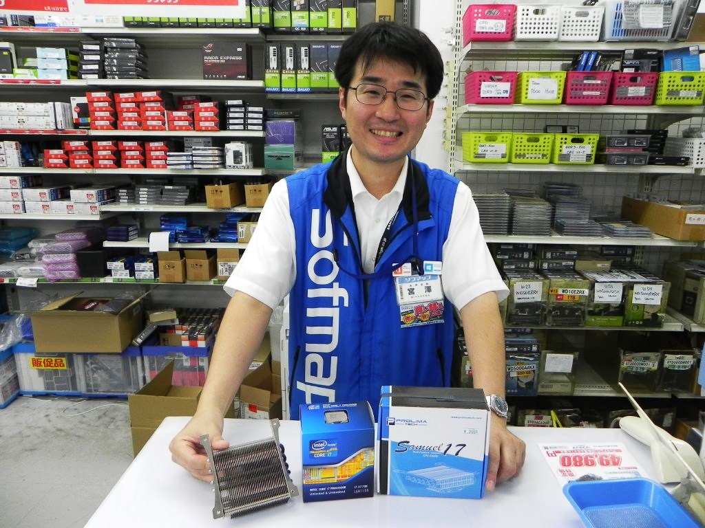 ソフマップリユース総合館の宮澤さん