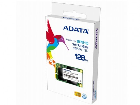 ADATA、JMicron「JMF-667」コントローラのSATA3.0対応mSATA SSD「SP310」シリーズ