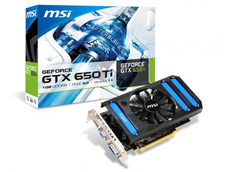 MSI、独自「アーマーファン」搭載のGeForce GTX 650 Ti「N650Ti-1GD5/V1」発売