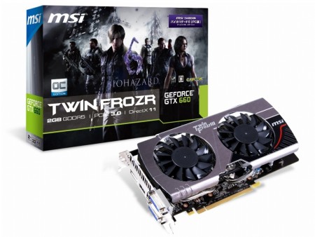 「バイオハザード6」付属のGTX 660限定モデル、MSI「N660GTX Twin Frozr III OC BIO」発売