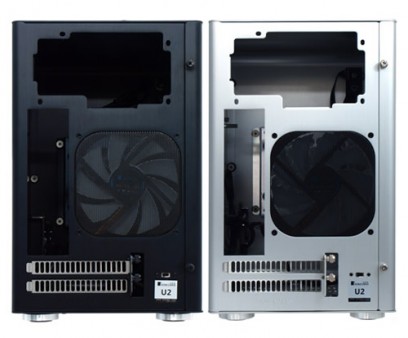 2mm厚フルアルミ仕様のMini-ITXタワーケース、JONSBO「U2」がサイズ
