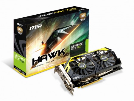 新型クーラー“Twin Frozr IV Advanced”標準のGTX 760 OC、MSI「N760GTX HAWK」
