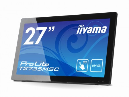 iiyama、10ポイントマルチタッチ対応27インチフルHD液晶「ProLite T2735MSC」8月30日発売