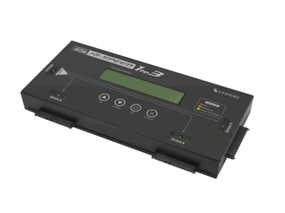 3台の高速同時コピーに対応したストレージアダプタ、センチュリー「これdo台 Hi-Speed 1to3」