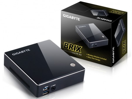 GIGABYTE、超小型ベアボーンキット「BRIX」シリーズにHaswell搭載モデル追加